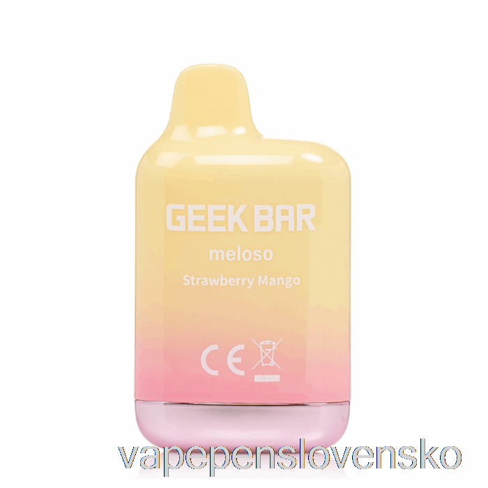 Geek Bar Meloso Mini 1500 Jednorazové Pero S Jahodovým Mangom
